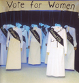 ausstellung mit macht zur wahl (susanne bons - vote for women)